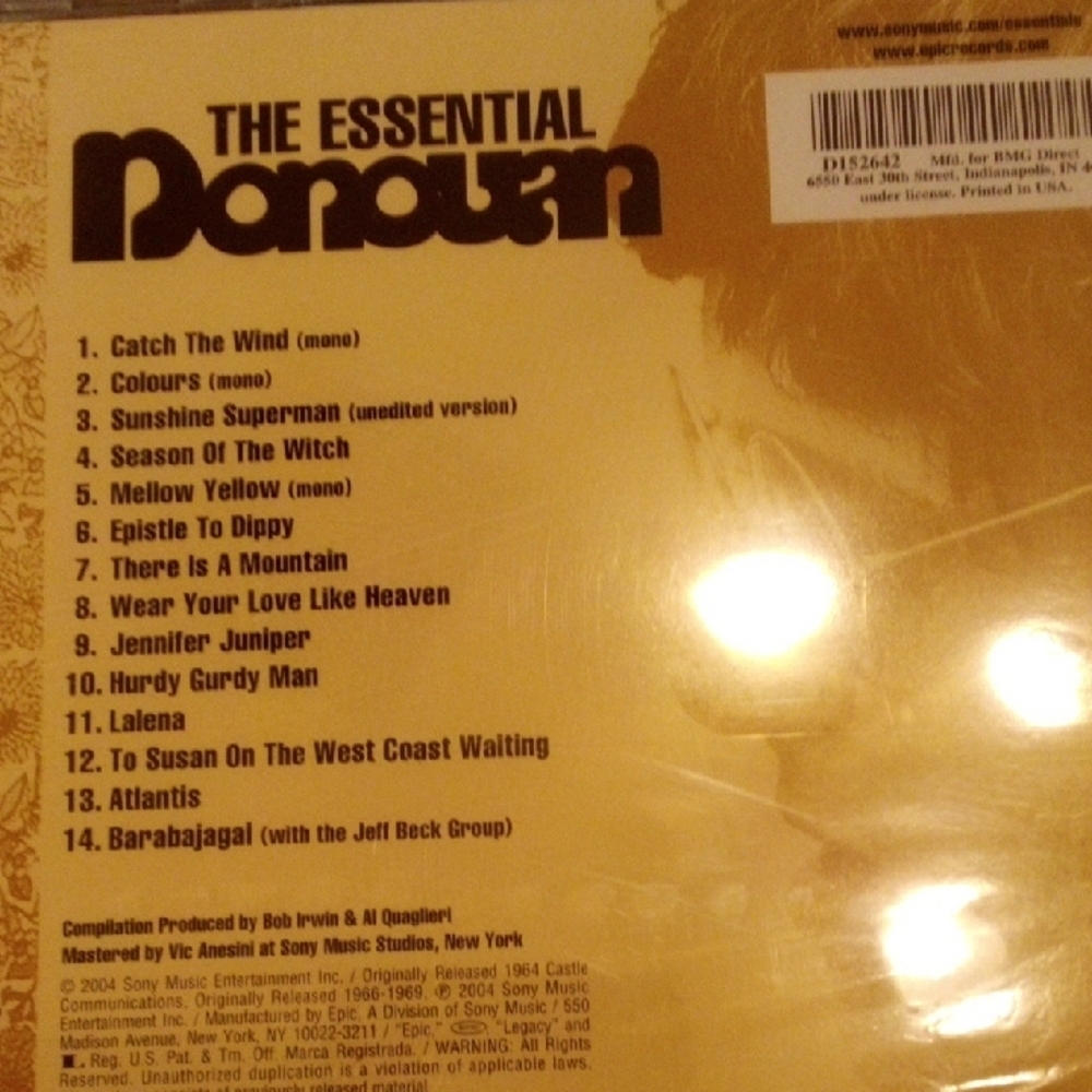 The Essential Donovan CD - Picture 4 of 4